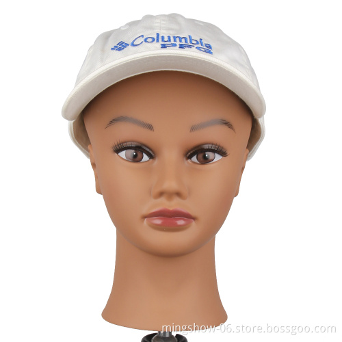 Wig stand tripod mannequin head realistic female mannequin head for display